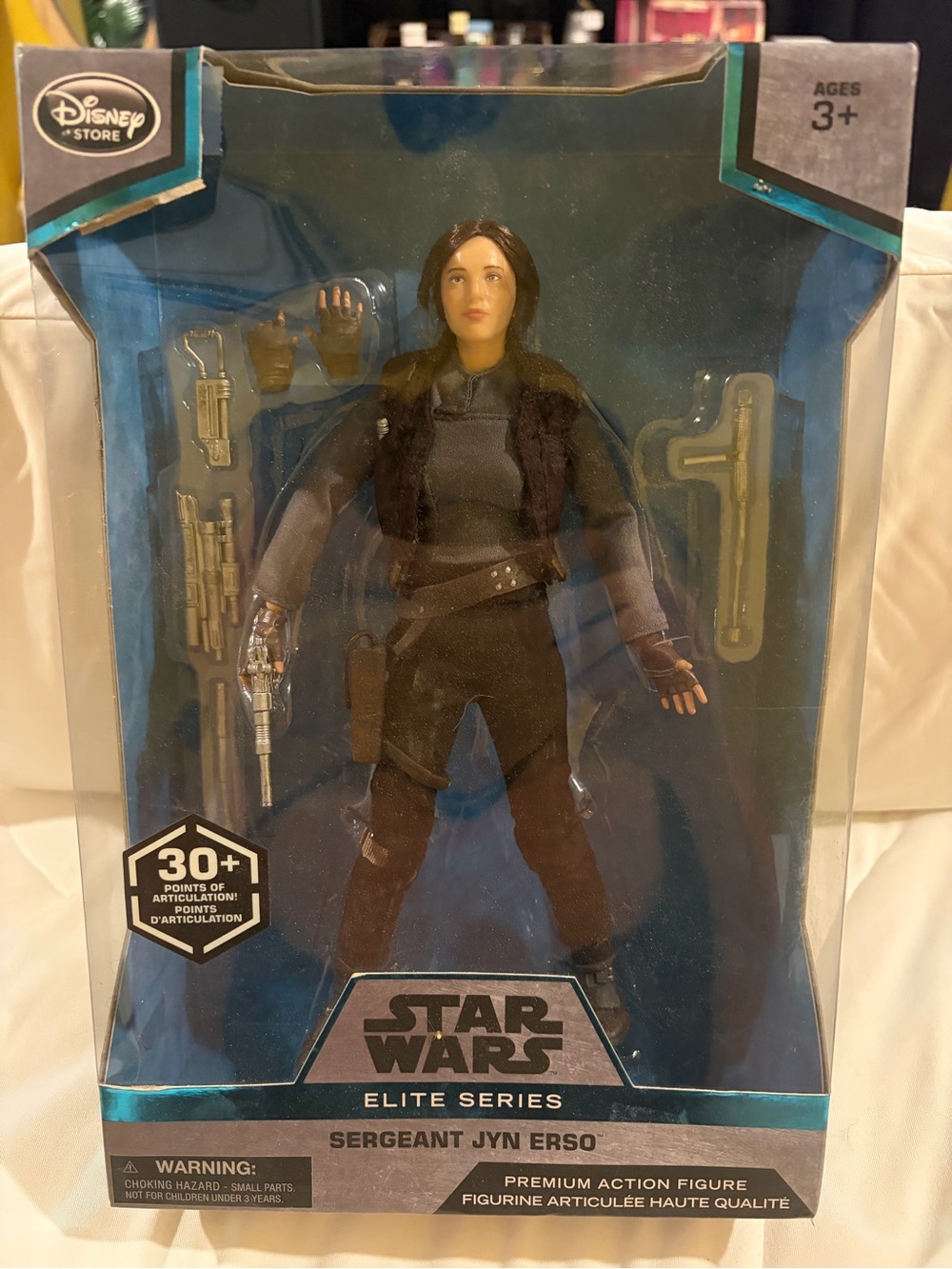 Star Wars Sergeant Jyn Erso Action Figure — Black and Brown Outfit